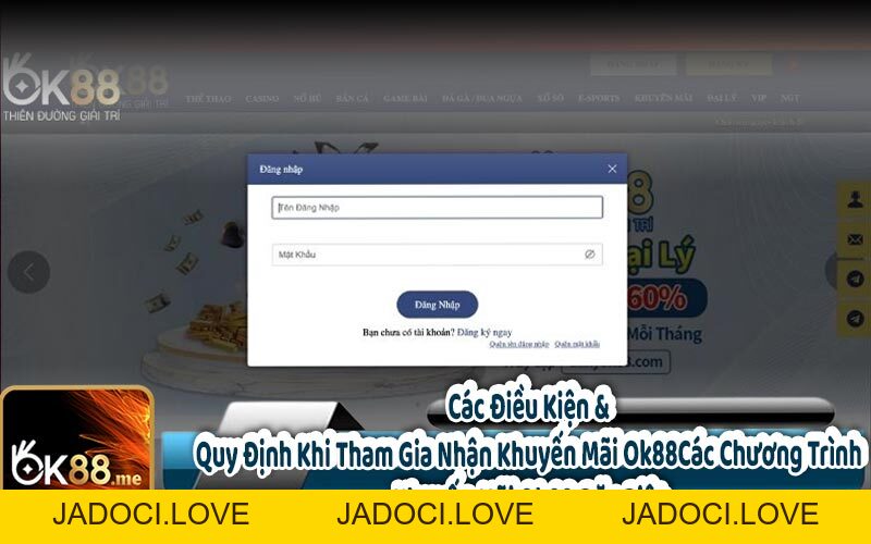 Khuyến Mãi OK88 - Thưởng Giá Trị Cho Cộng Đồng Cược Thủ - JADOCI
