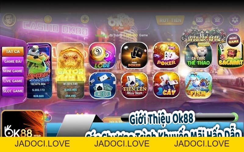 Giới Thiệu Ok88: Lựa Chọn Hoàn Hảo Cho Người Yêu Cá Cược Trực Tuyến - JADOCI